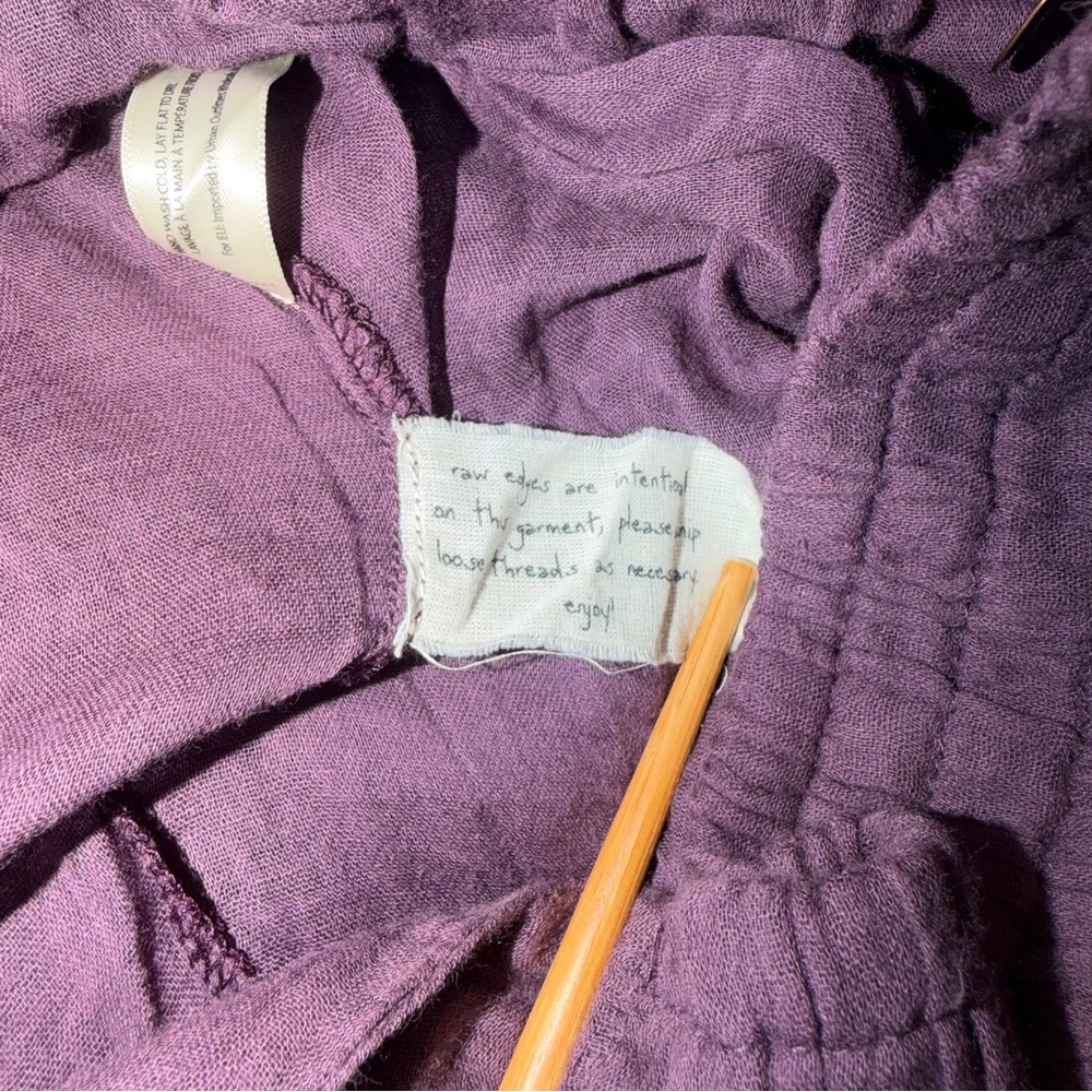 Free People Elegant Eggplant Purple Lace Maxi Skirt RARE - Picture 9 of 11
